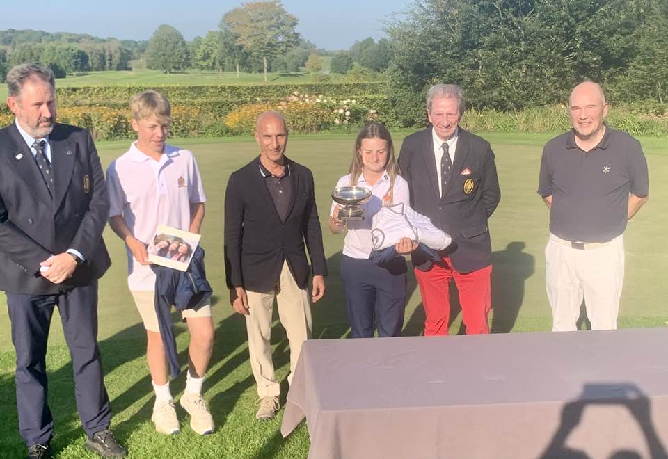 Arthur Haghedooren et Ashling Poynton Junior Masters