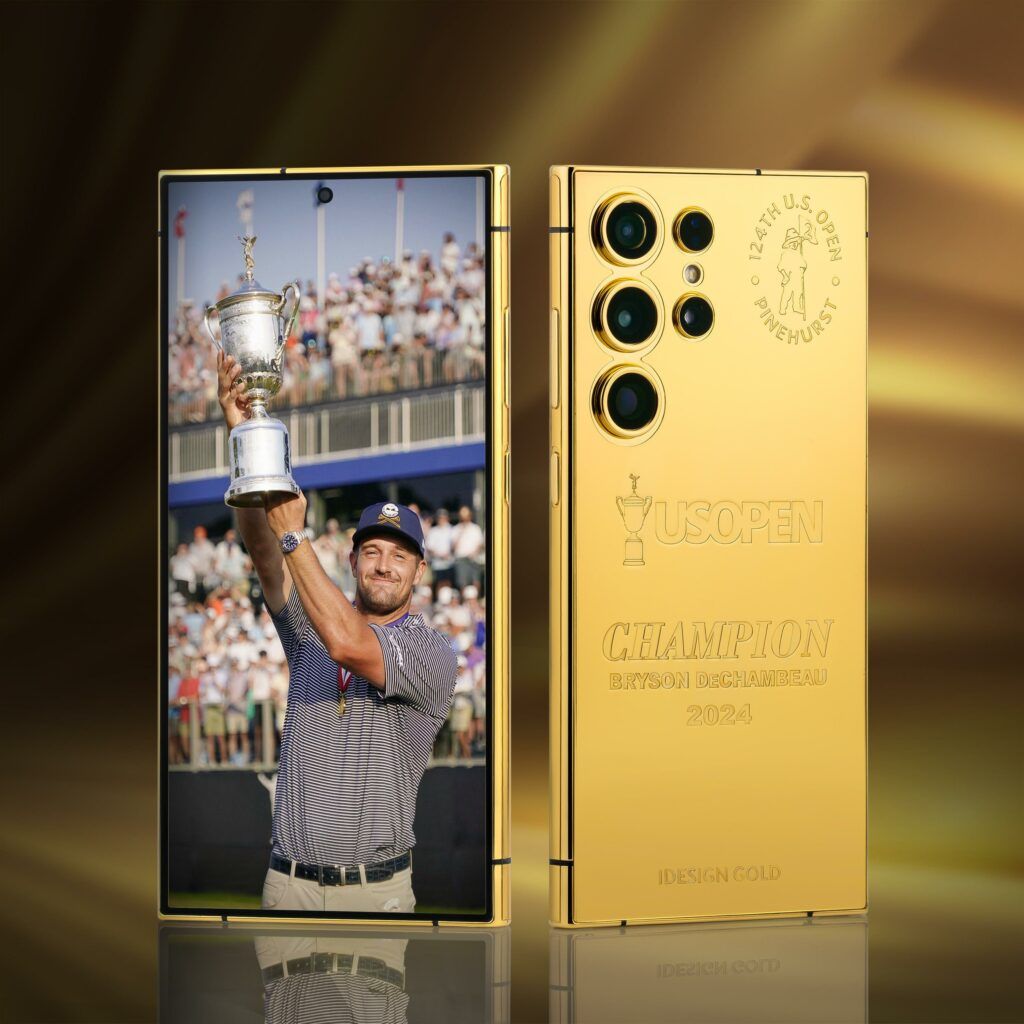 Bryson DeChambeau heeft een gouden smartphone - Blog