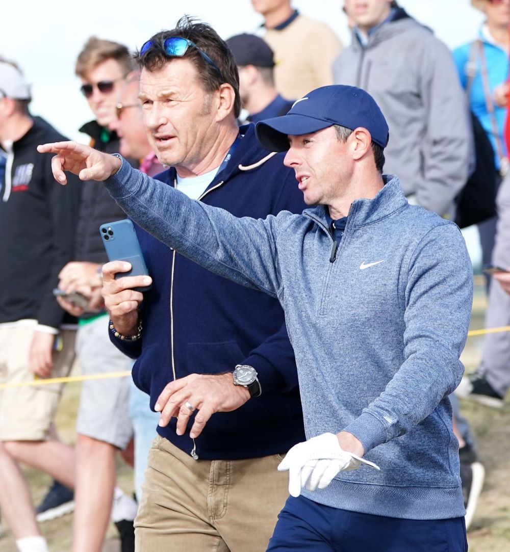 Sir Nick Faldo en Rory McIlroy denken hetzelfde - Blog