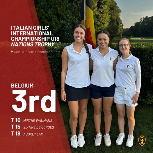 Team Belgium op podium Italian Girls’ Championship U18 - Blog